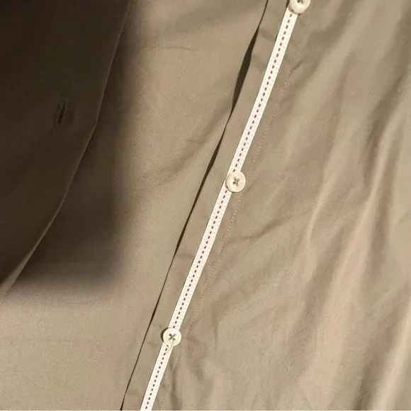 Zara Men's Casual Tan Button-Down Shirt - Picture 4 of 4